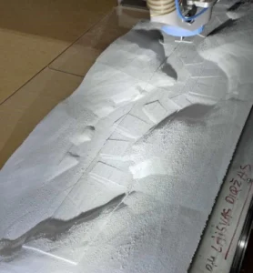 Putu polistirolo frezavimas