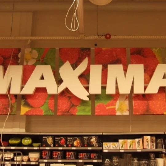 Maxima reklamine iskaba