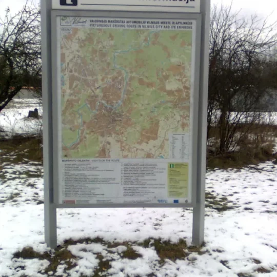 Miesto informacinis stendas